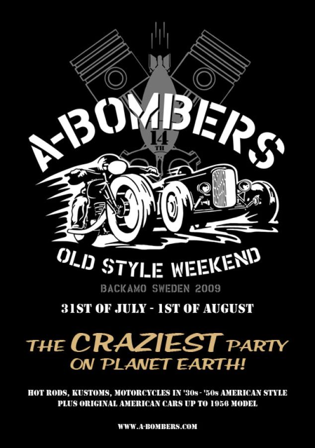 A-Bombers Old Style Weekend 2009 poster