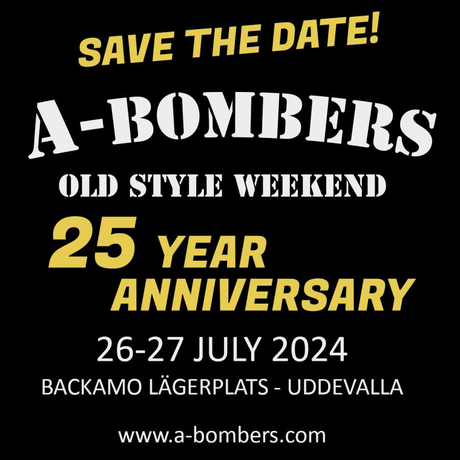 A-Bombers Old Style Weekend poster