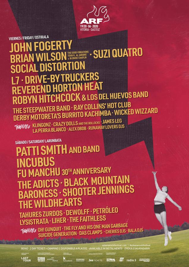 Azkena Rock Festival 2020 poster