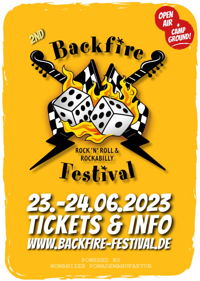 Backfire Festival 2023 poster