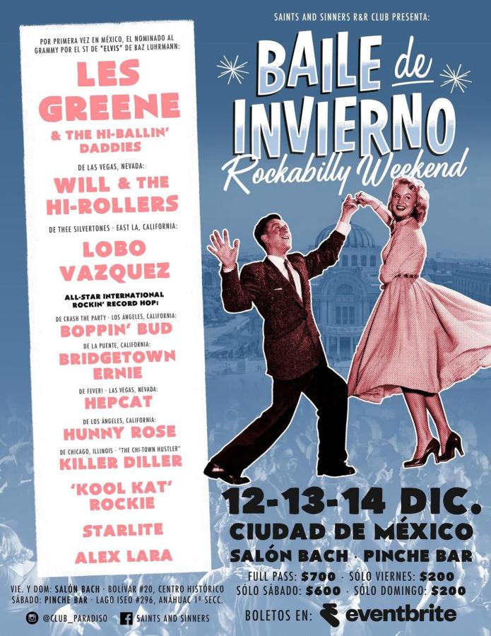 Baile de Invierno Rockabilly Weekend 2025 poster