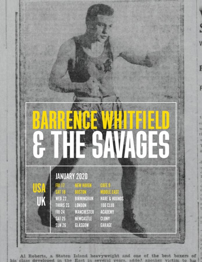 Barrence Whitfield & The Savages w/ Muck & The Mires at Cafe Nine poster