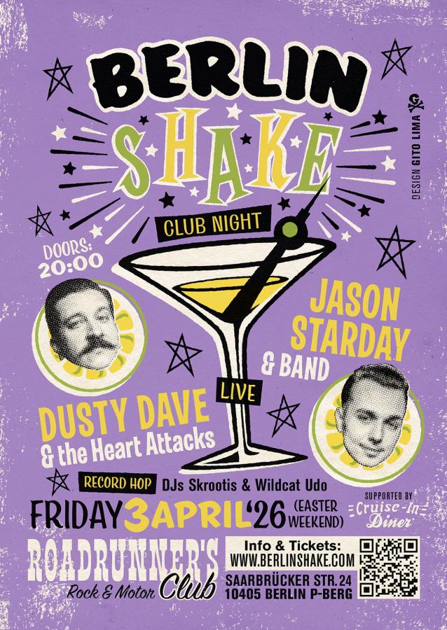 Berlin Shake Club Night 2026 poster