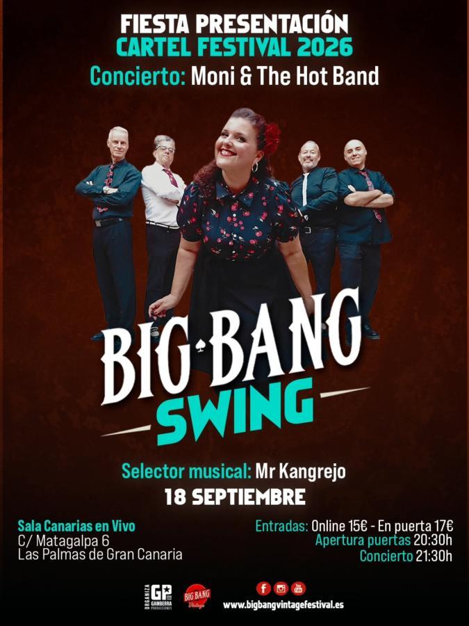 Big Bang Swing - Big Bang Vintage Festival 2026 Line-Up Party poster