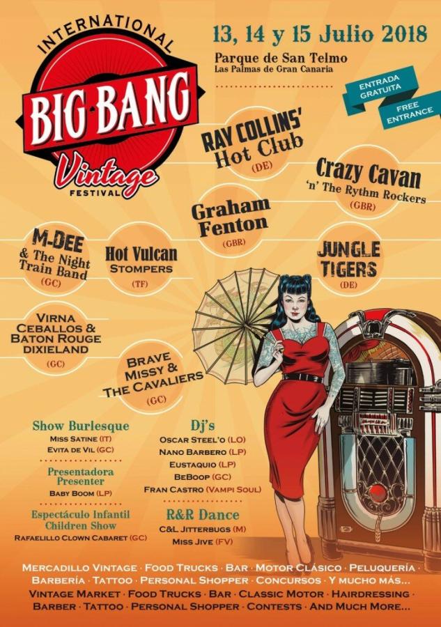 Big Bang Vintage Festival 2018 poster