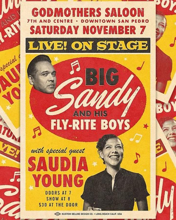 Big Sandy and His Fly-Rite Boys at Godmother's Saloon poster