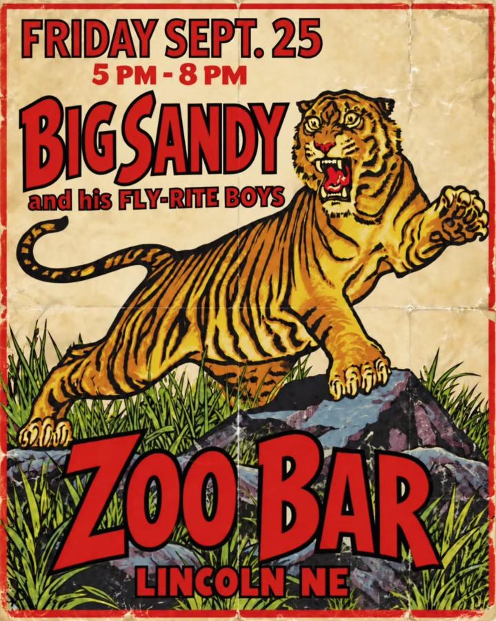 Big Sandy and his Fly-Rite Boys at Zoo Bar, Lincoln poster