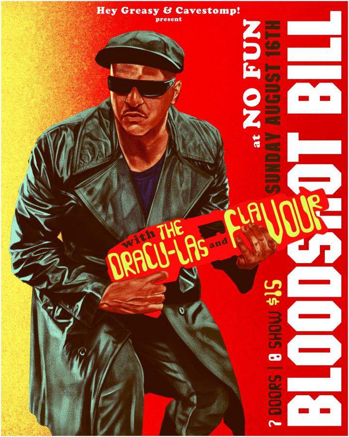 Bloodshot Bill at No Fun, Troy poster