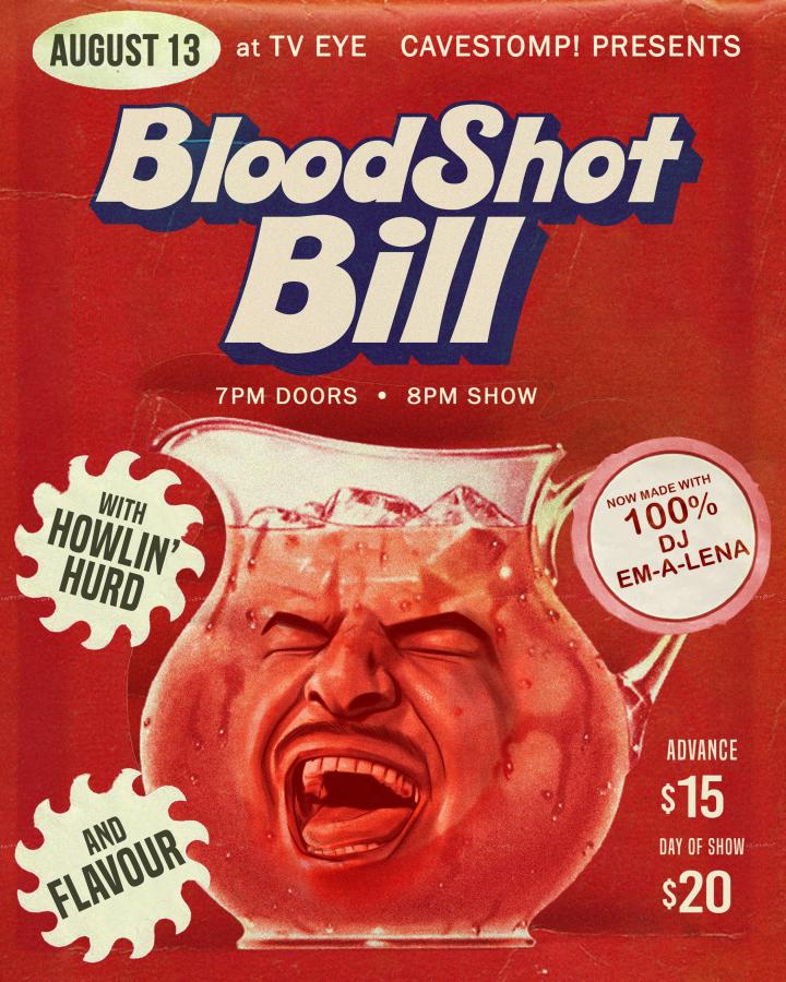 Bloodshot Bill at TV Eye poster