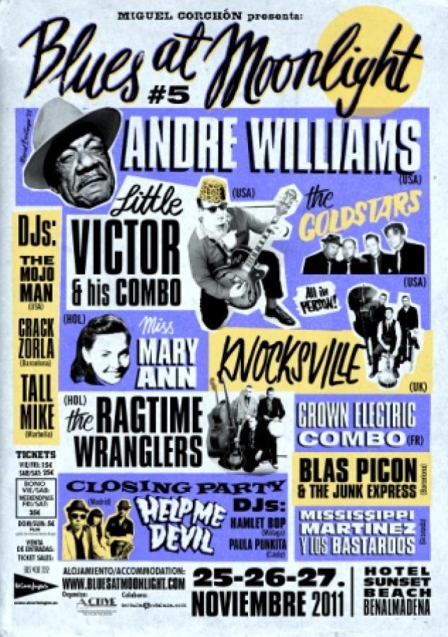 Blues at Moonlight #5 poster