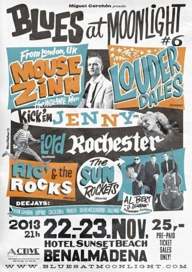 Blues at Moonlight #6 poster