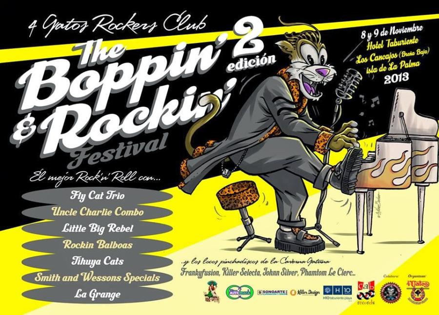 The Boppin' & Rockin' Festival 2013 poster