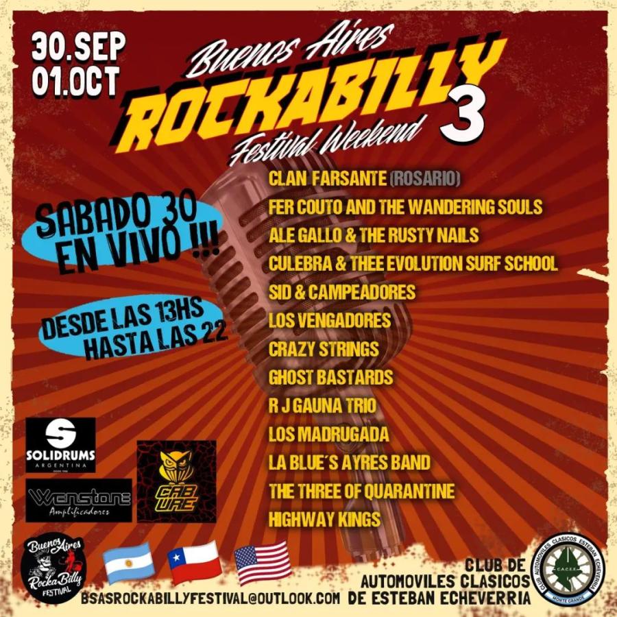 Buenos Aires Rockabilly Festival Weekend 3 poster
