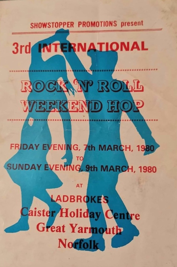 3rd International Rock 'n' Roll Weekend Hop (Caister 1980) poster