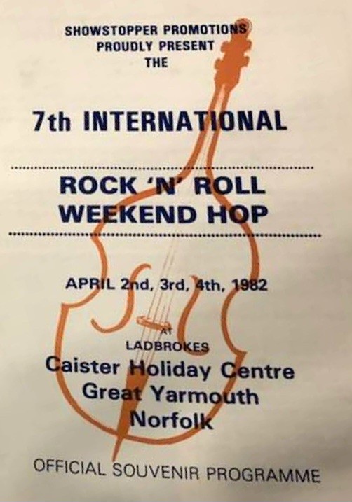 7th International Rock 'n' Roll Weekend Hop (Caister 1982) poster