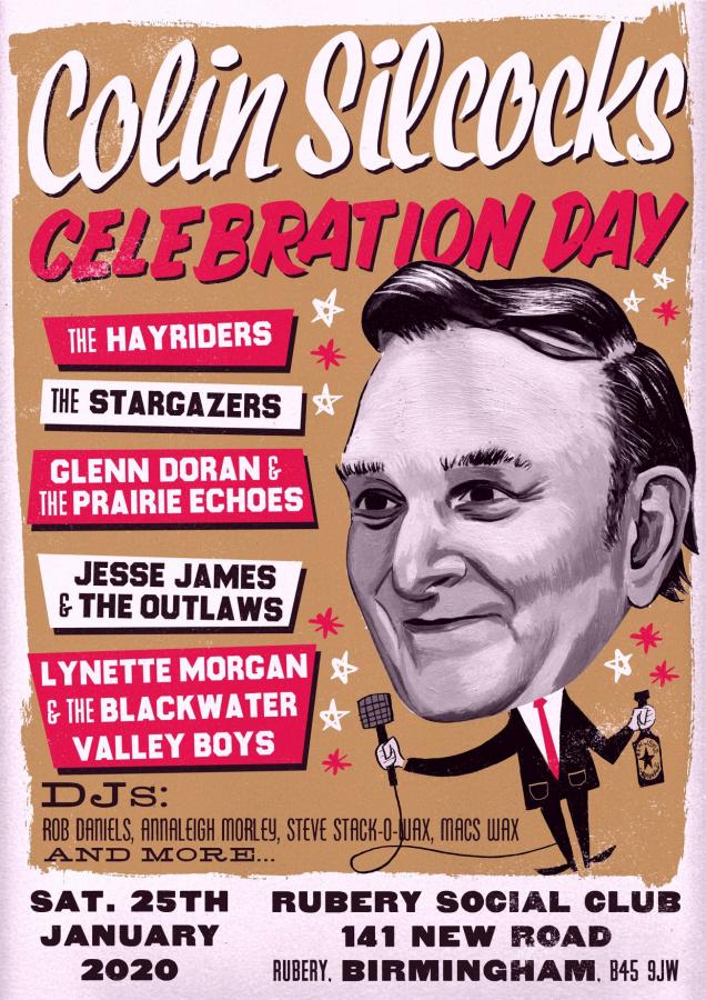 Colin Silcocks Celebration Alldayer poster