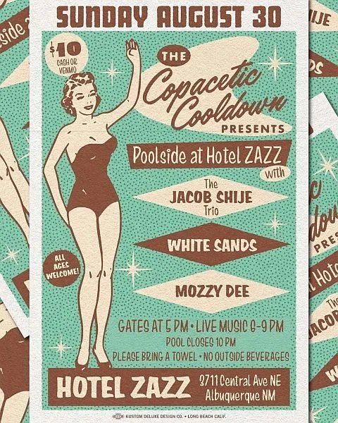 The Copacetic Cooldown: Mozzy Dee, Jacob Shije Trio & White Sands poster