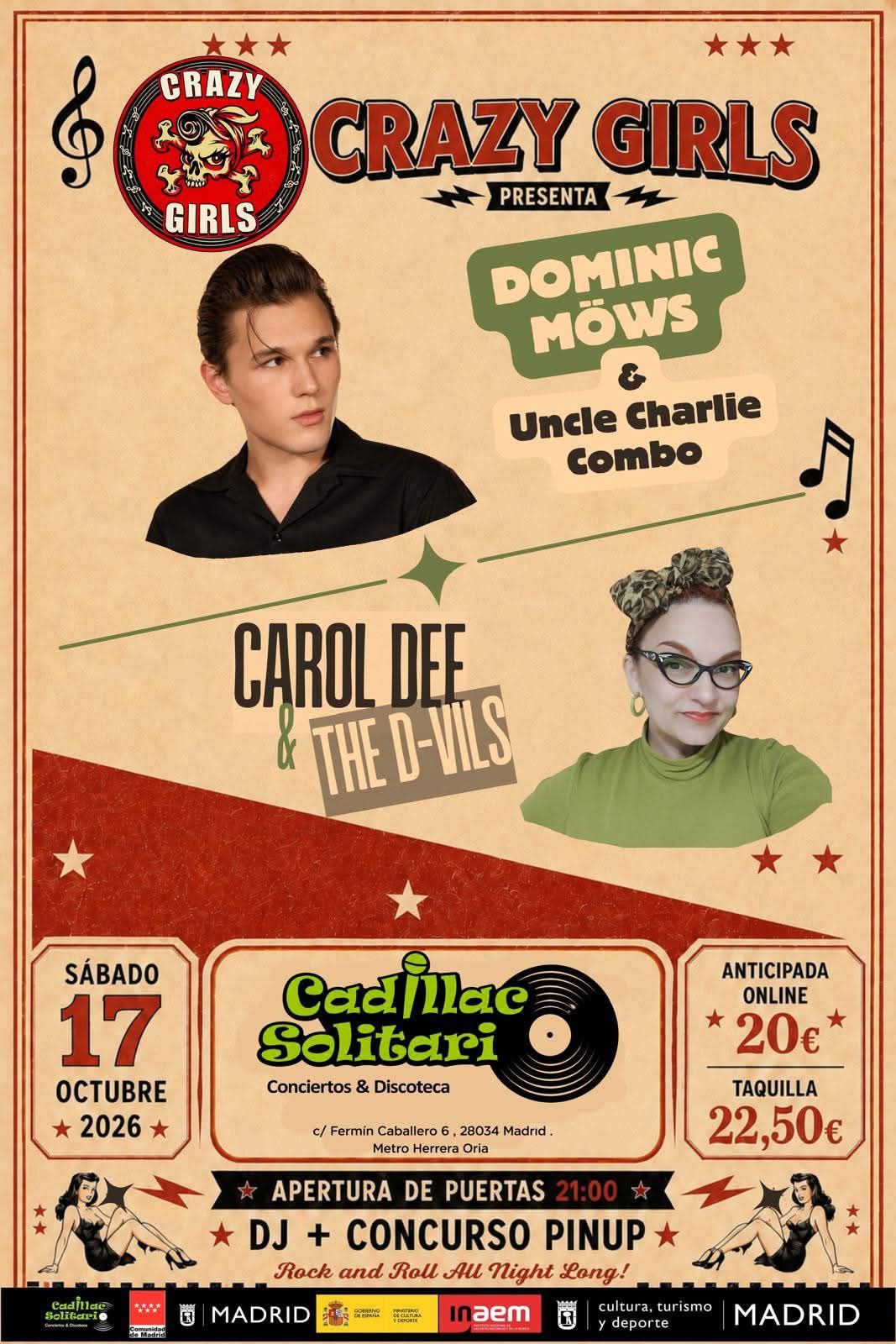 Aniversario Crazy Girls en Madrid 2026 poster