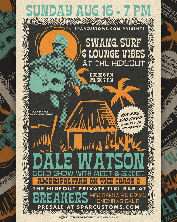 Dale Watson at The Hideout, Encinitas poster