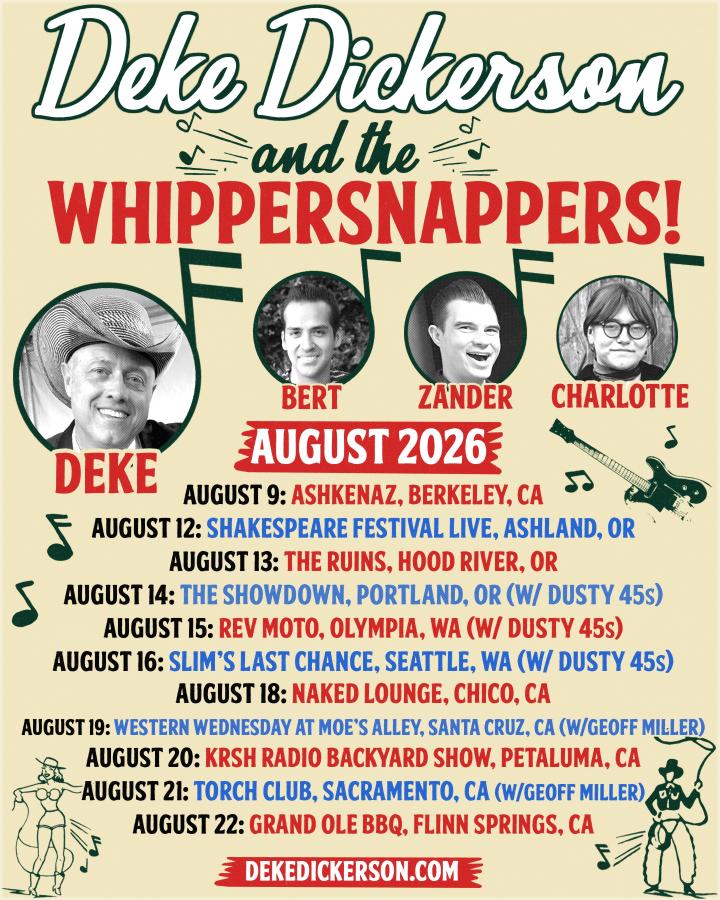 Deke Dickerson and the Whippersnappers at The Showdown poster
