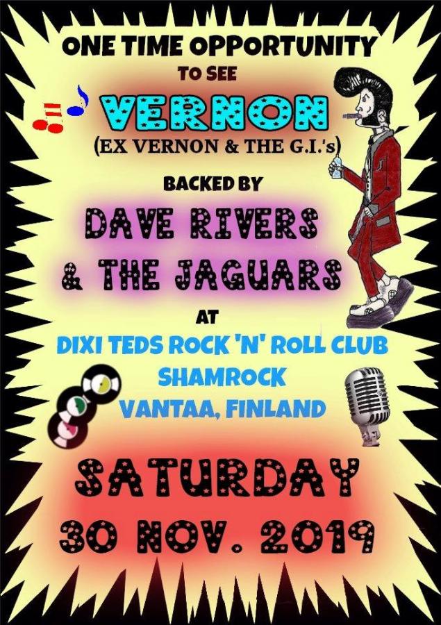 Dixi Teds Rock'n'Roll Club Party poster
