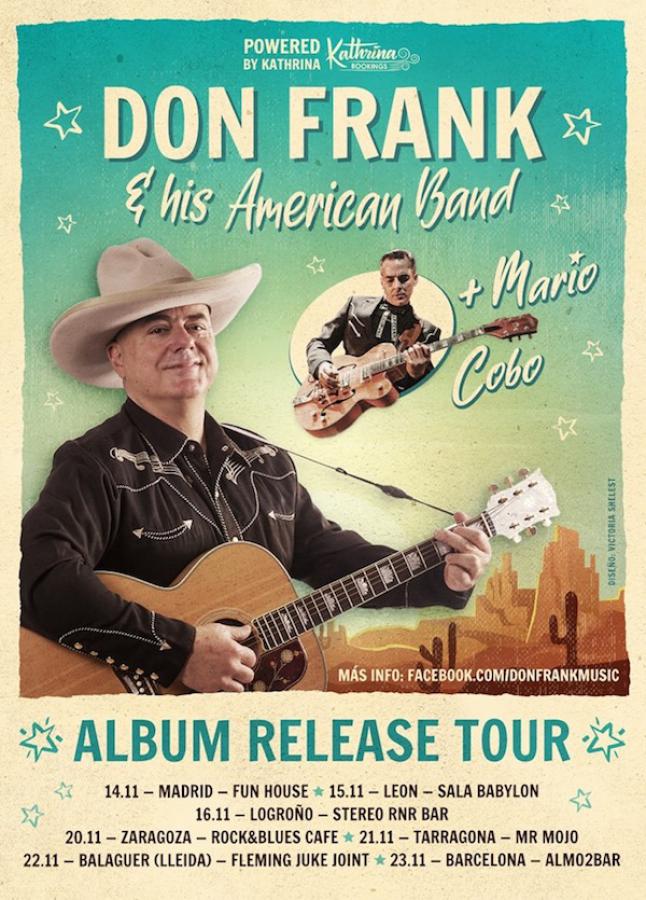 Don Frank & His American Band + Mario Cobo (MAD) poster