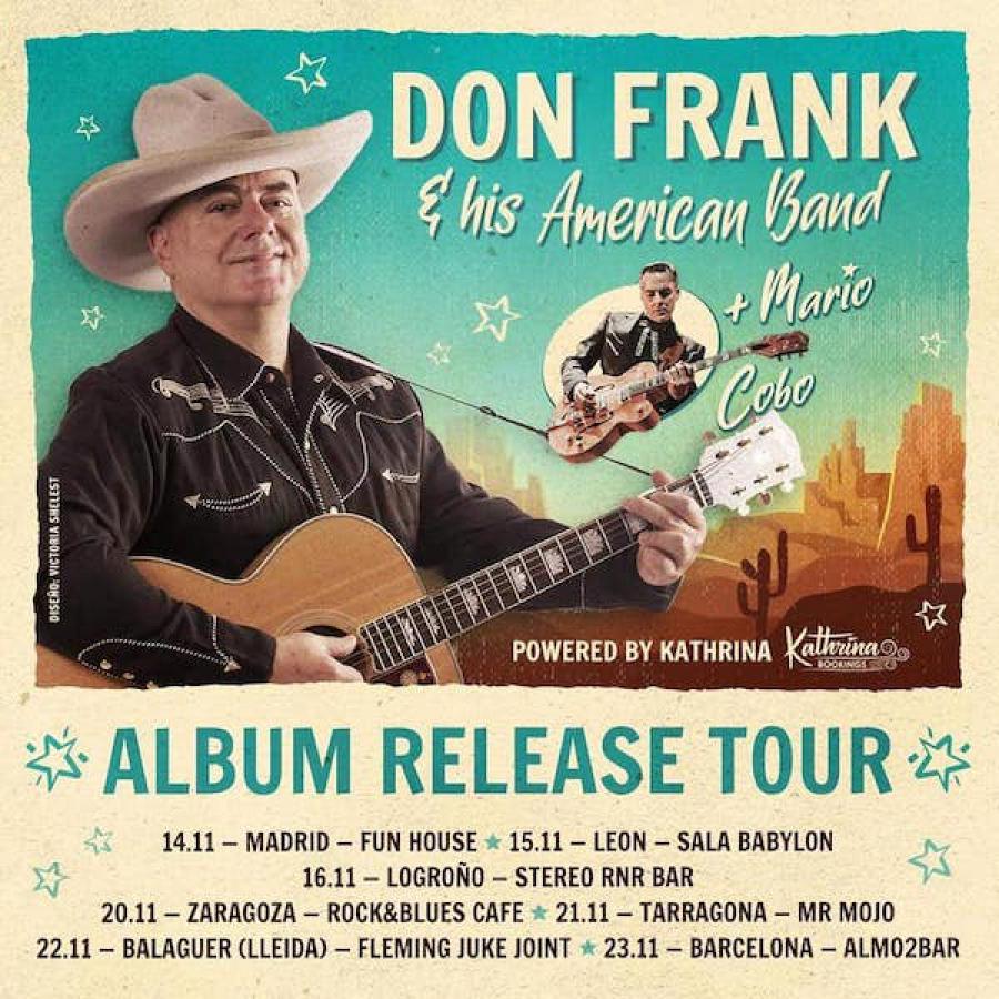 Don Frank & His American Band + Mario Cobo (Tarragona) poster