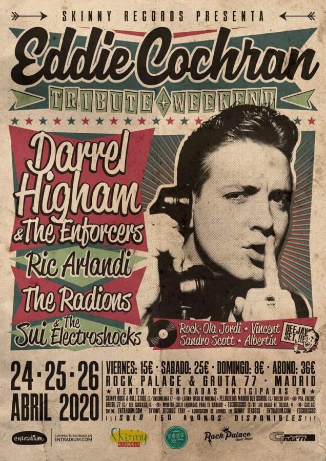 Eddie Cochran Tribute Weekend w/ Darrel Higham poster