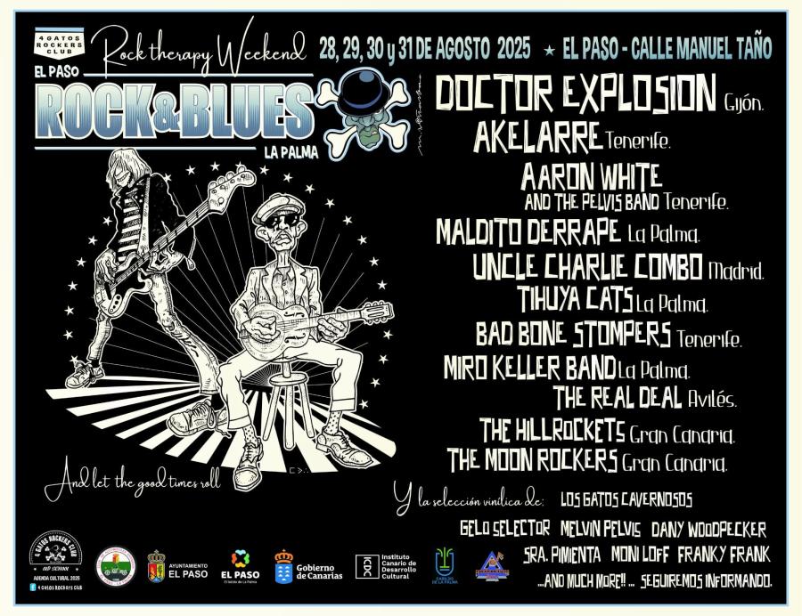 El Paso Rock & Blues – Rock Therapy Weekend poster