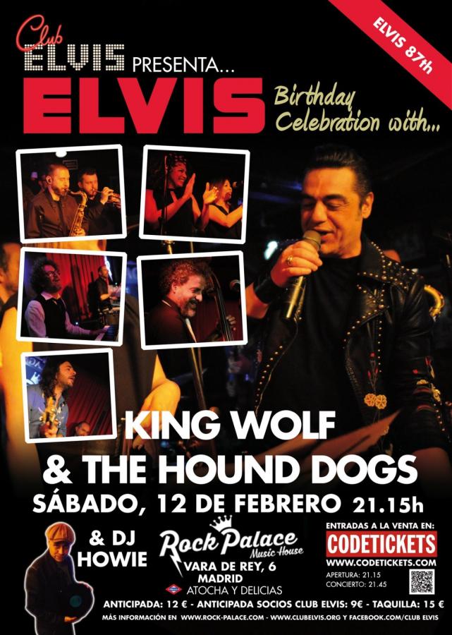 Elvis Birthday Celebration with King Wolf & The Hound Dogs poster