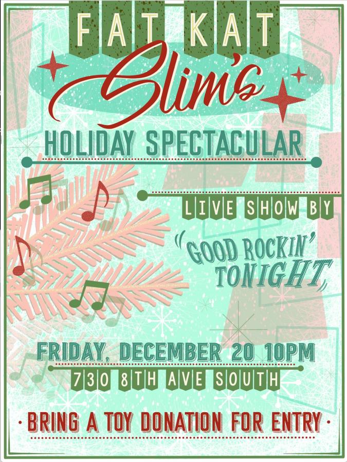 Fat Kats Slim's Holiday Spectacular poster