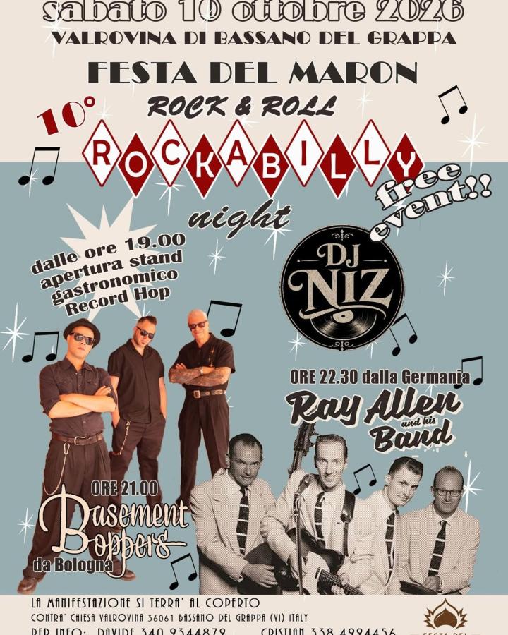 Festa del Maron Rockabilly Night 2026 poster