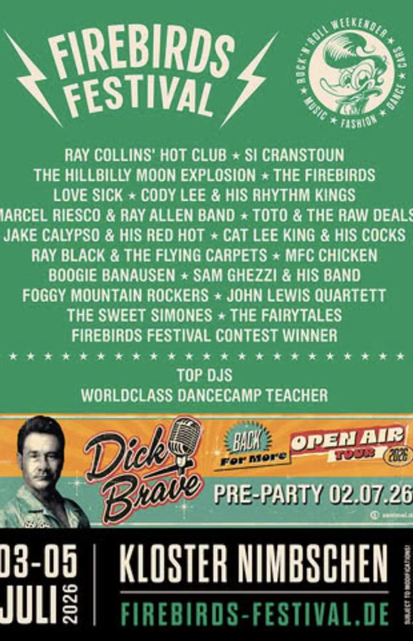 Firebirds Festival 2026 poster