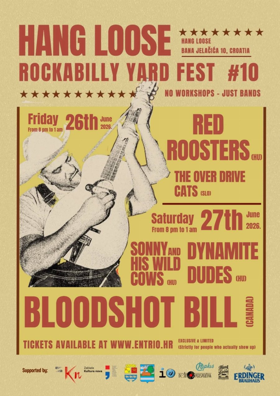 Hang Loose Rockabilly Yard Fest #10 poster