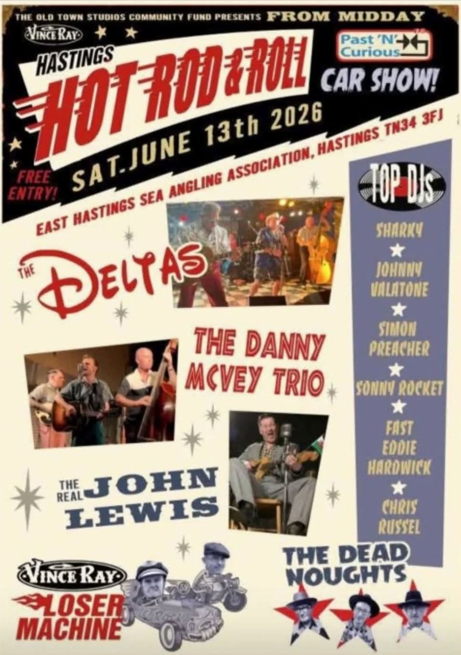 Hastings Hot Rod & Roll Car Show poster