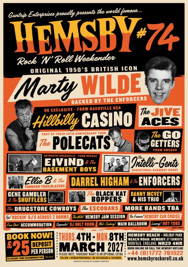 Hemsby Rock 'n' Roll Weekender #74 poster