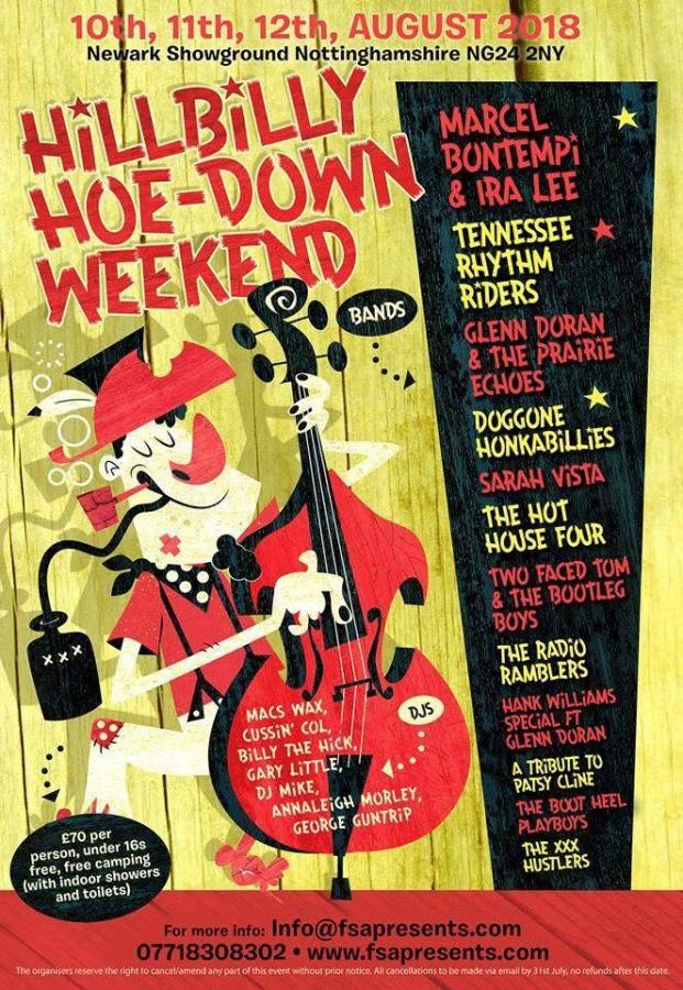 Hillbilly Hoedown Weekend 2018 poster