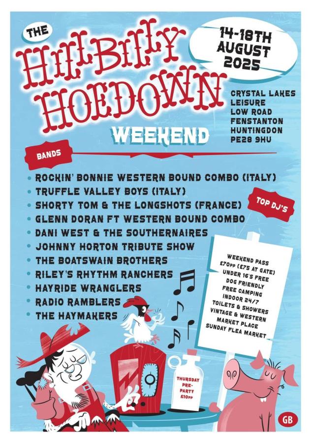 Hillbilly Hoedown Weekend 2025 poster