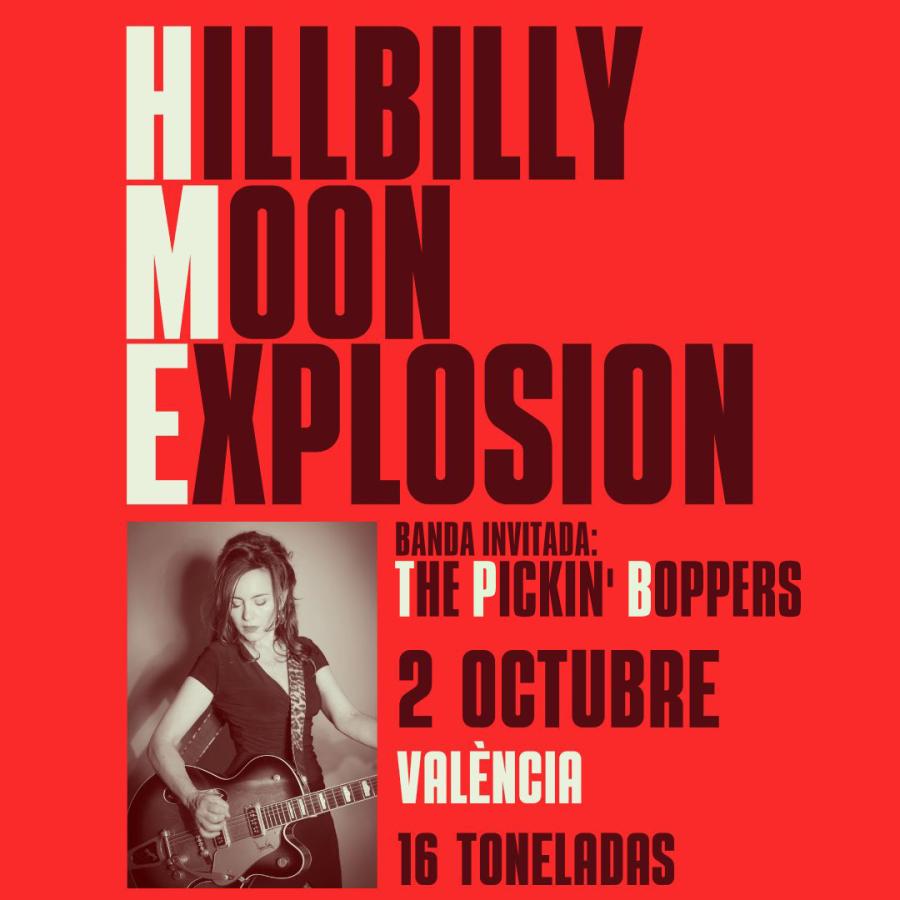 The Hillbilly Moon Explosion at 16 Toneladas poster