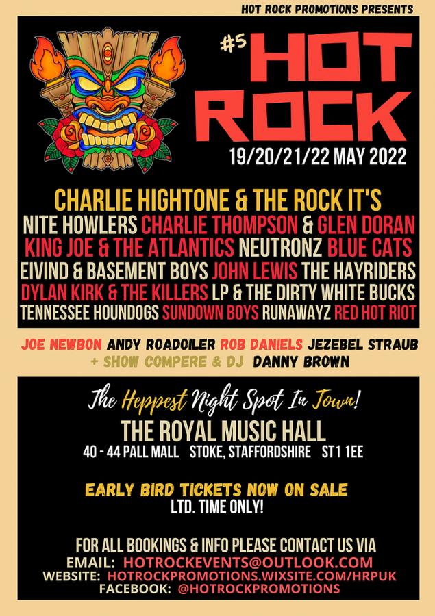 Hot Rock Weekender 2022 poster