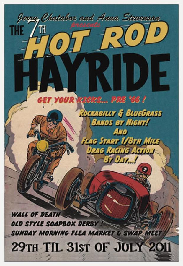 Hot Rod Hayride 2011 poster