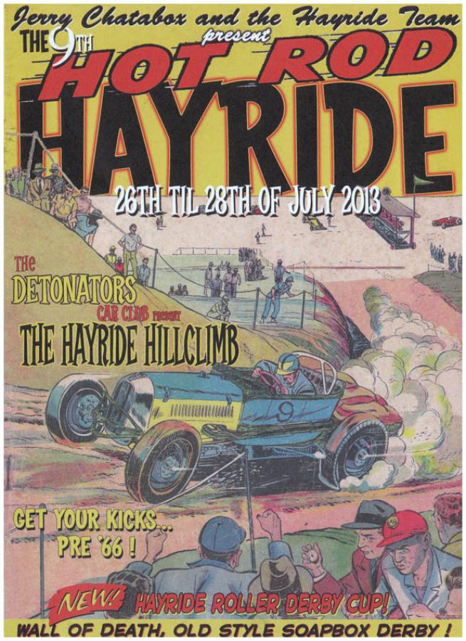 Hot Rod Hayride 2013 poster