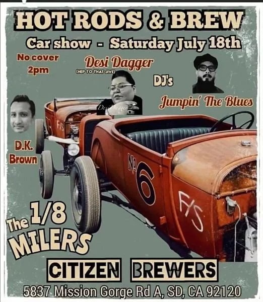 Hot Rods & Brew poster