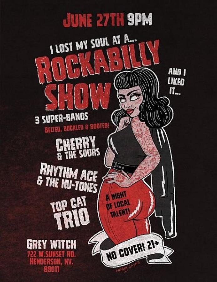 I Lost My Soul at a Rockabilly Show poster