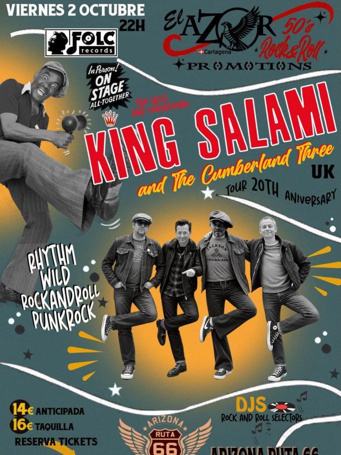 King Salami and the Cumberland 3 at Arizona Ruta 66 poster