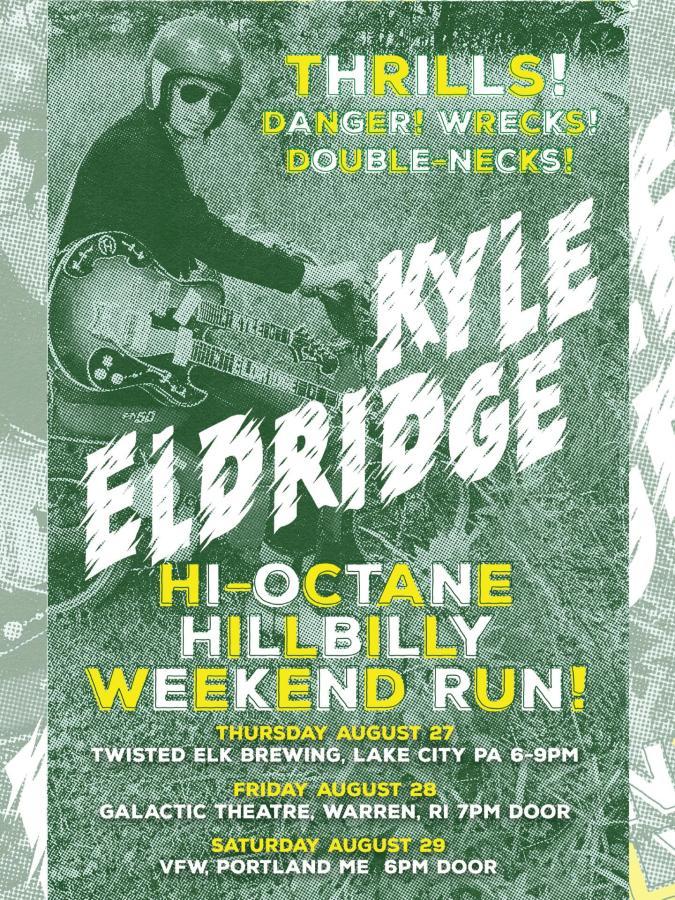 Kyle Eldridge at Galactic Theatre, Warren poster