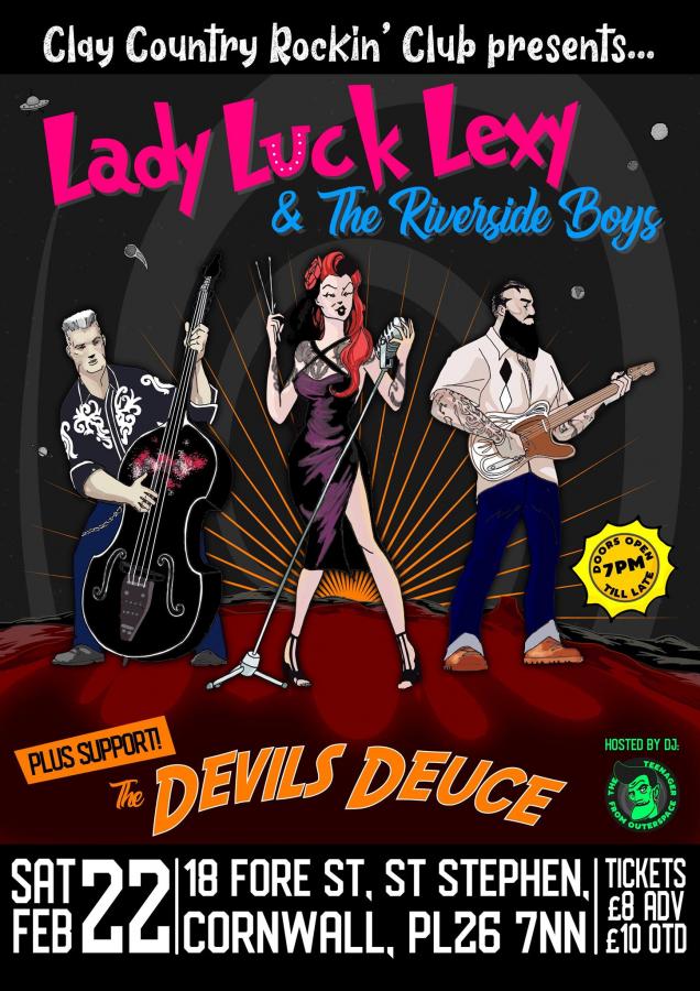 Lady Luck Lexy & the Riverside Boys + The Devils Deuce poster