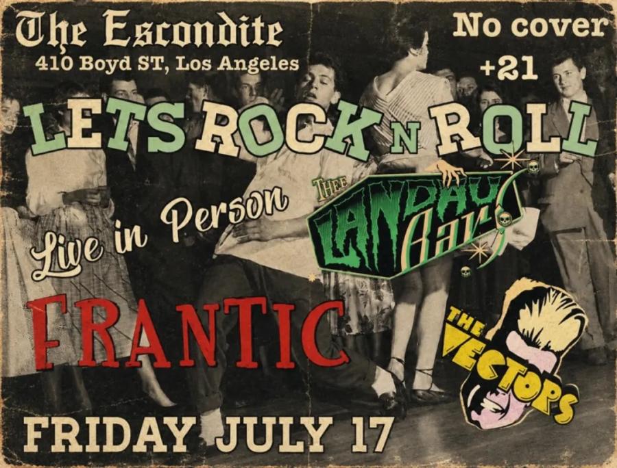 Let's Rock N Roll @ The Escondite poster