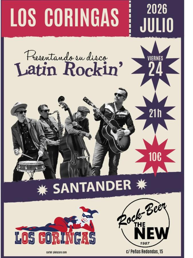 Los Coringas - Latin Rockin' (Santander) poster