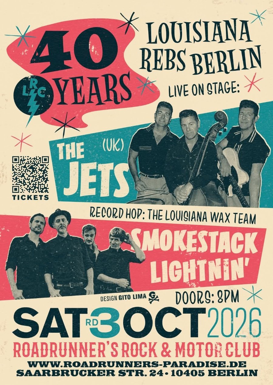 Louisiana Rebs Berlin — 40 Years poster